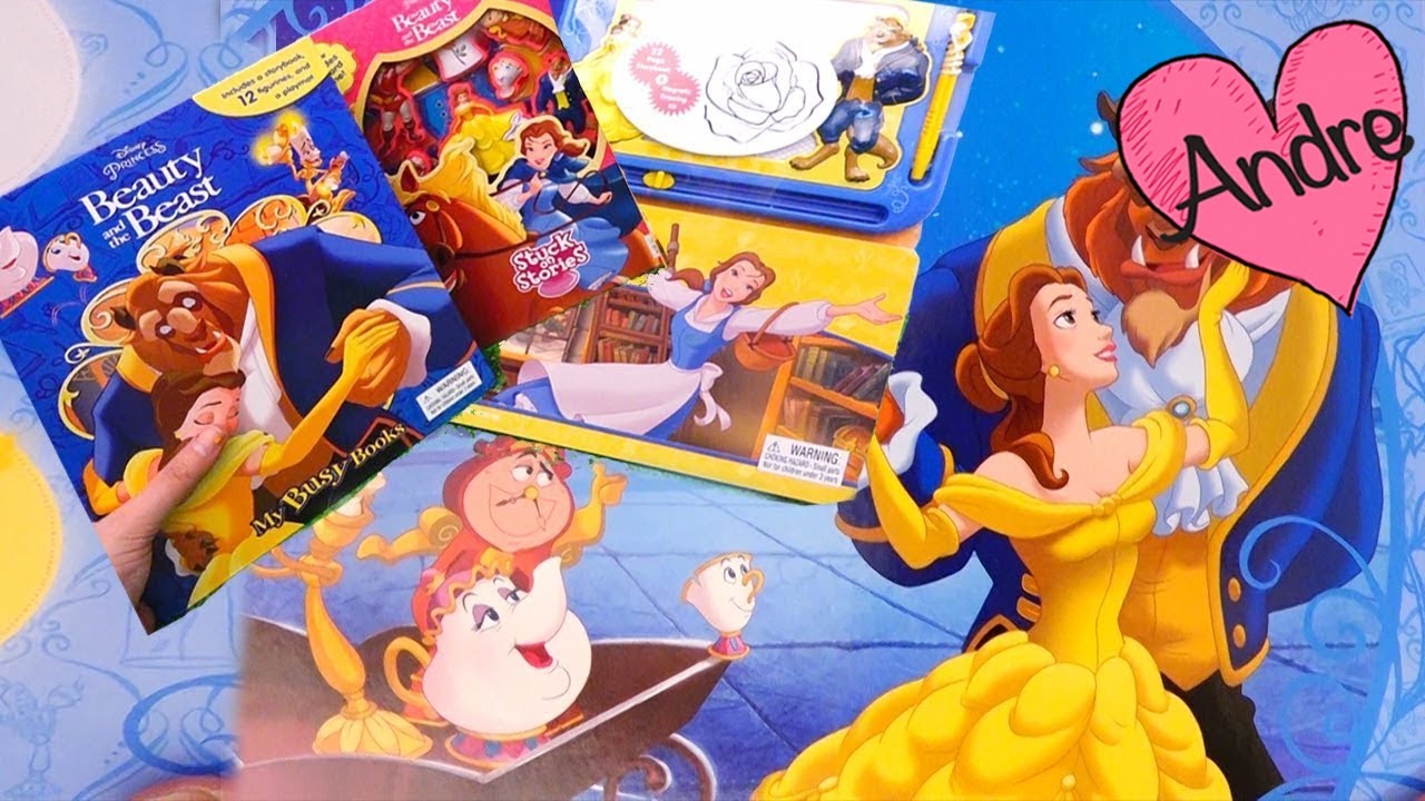 Actividades de la Bella y la Bestia para niñas y niños con historias y muñecas - Juguetes con Andre