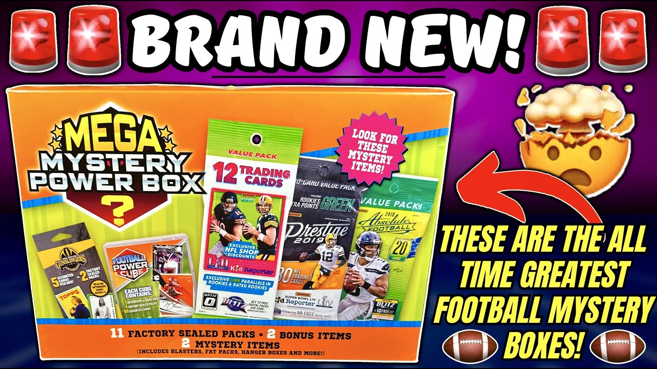 *СОВЕРШЕННО НОВЫЙ!🚨 ОБЗОР FOOTBALL MEGA MYSTERY POWER BOX 2023 ГОДА!🏈🔥