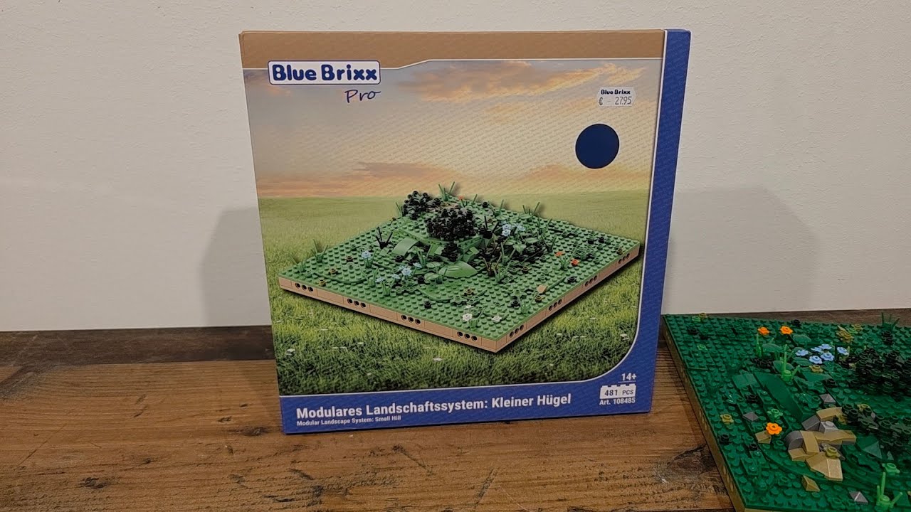 Wiese - Bluebrixx Pro 108485 Modulares Landschaftssystem: Kleiner Hügel