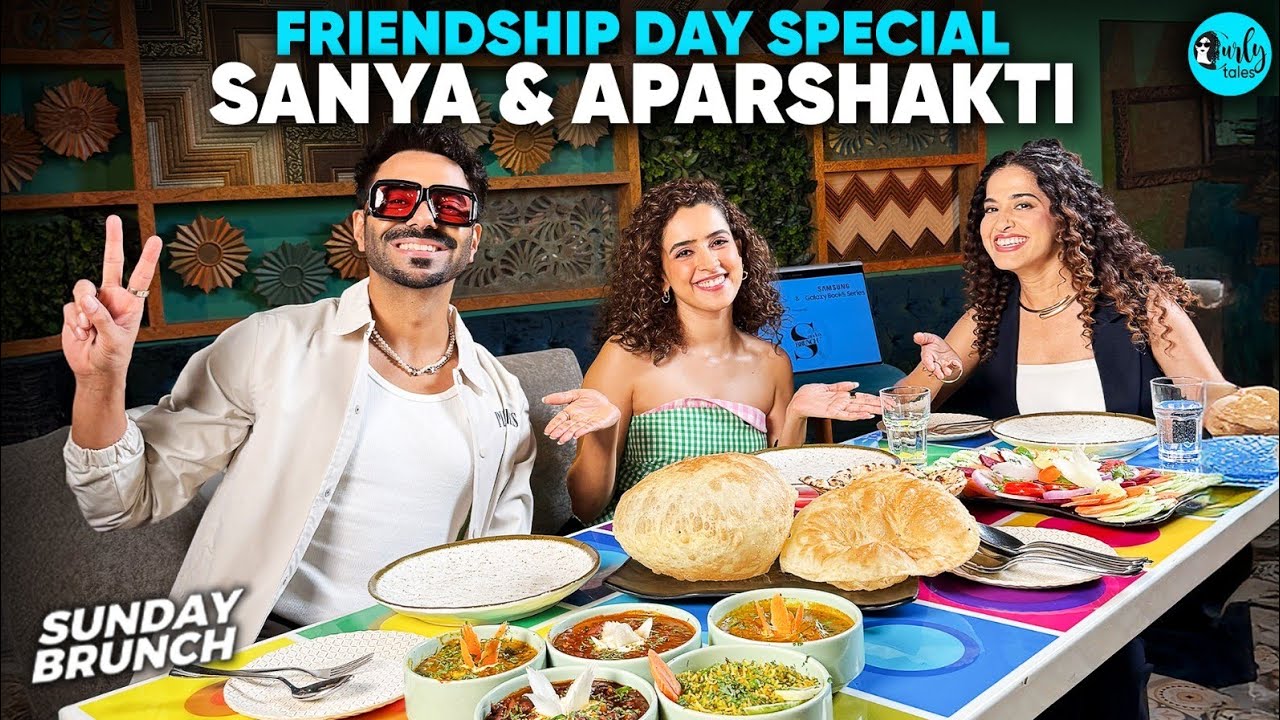 Rajma Chawal & Chhole Bhature with Aparshakti Khurana & Sanya Malhotra | Sunday Brunch E180