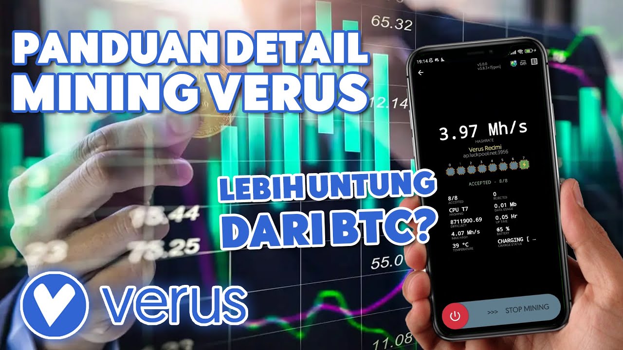 Mining BTC Kalah Profit dengan Mining Verus Coin | Cara Mudah Mining Menggunakan HP Android