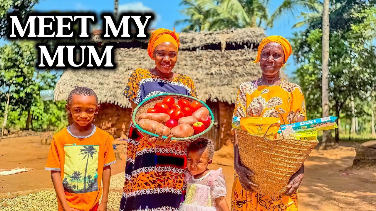 Emotional😭Meet My Mum/ Shopping🎁❤️ + Dream Home Progress in Africa🏡| Family & African Village Life 🌿