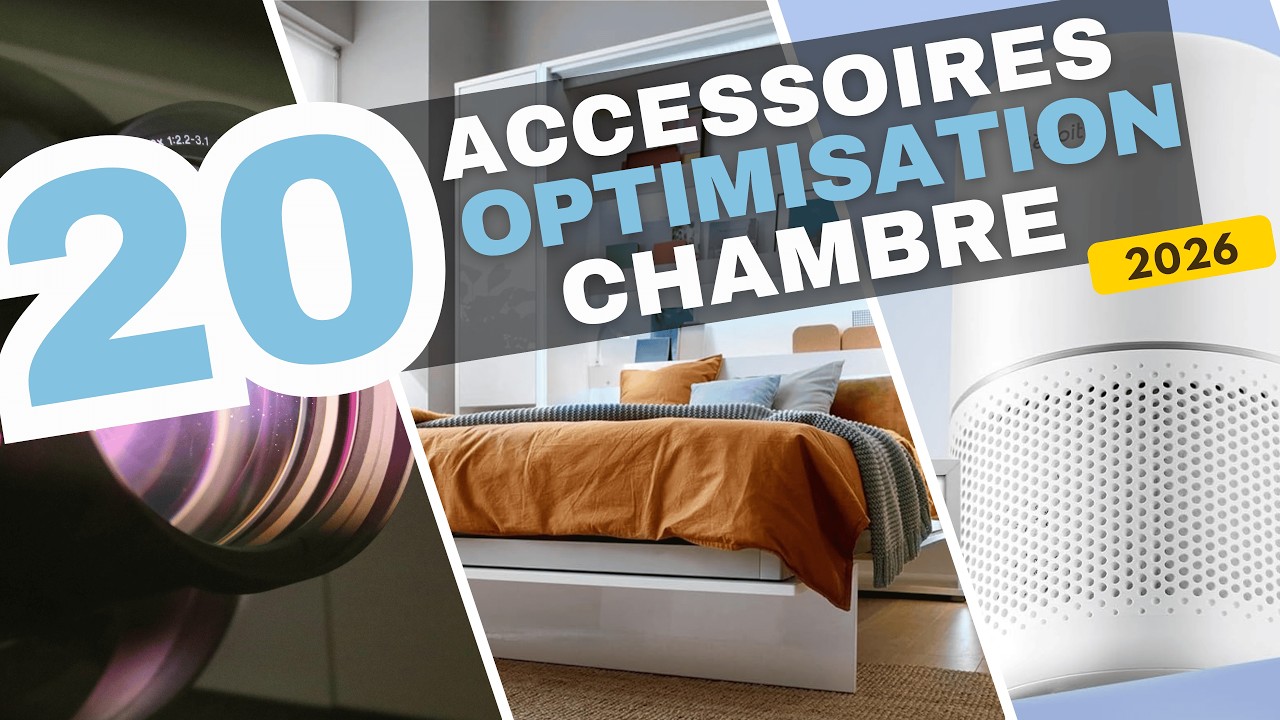 TOP 20 : Accessoires pratique pour une chambre organisée