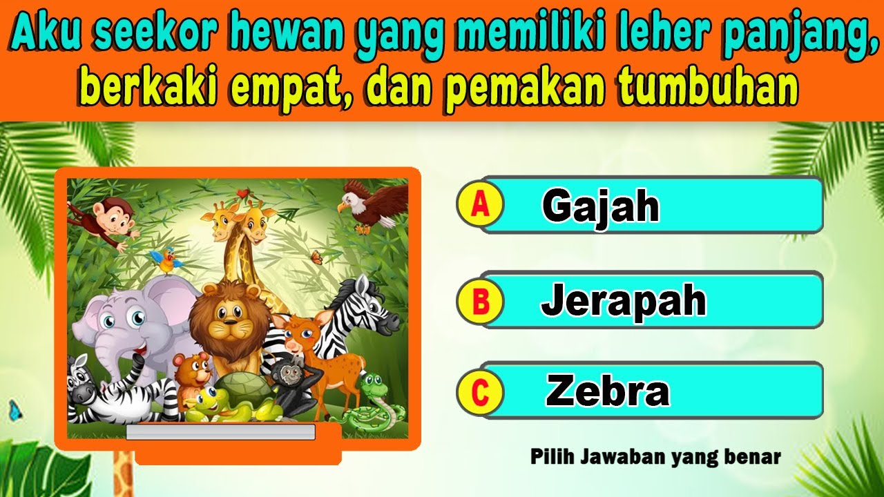 KUIS TEBAK NAMA HEWAN - Quiz Animal || Cerdas Cermat Indonesia | CC24