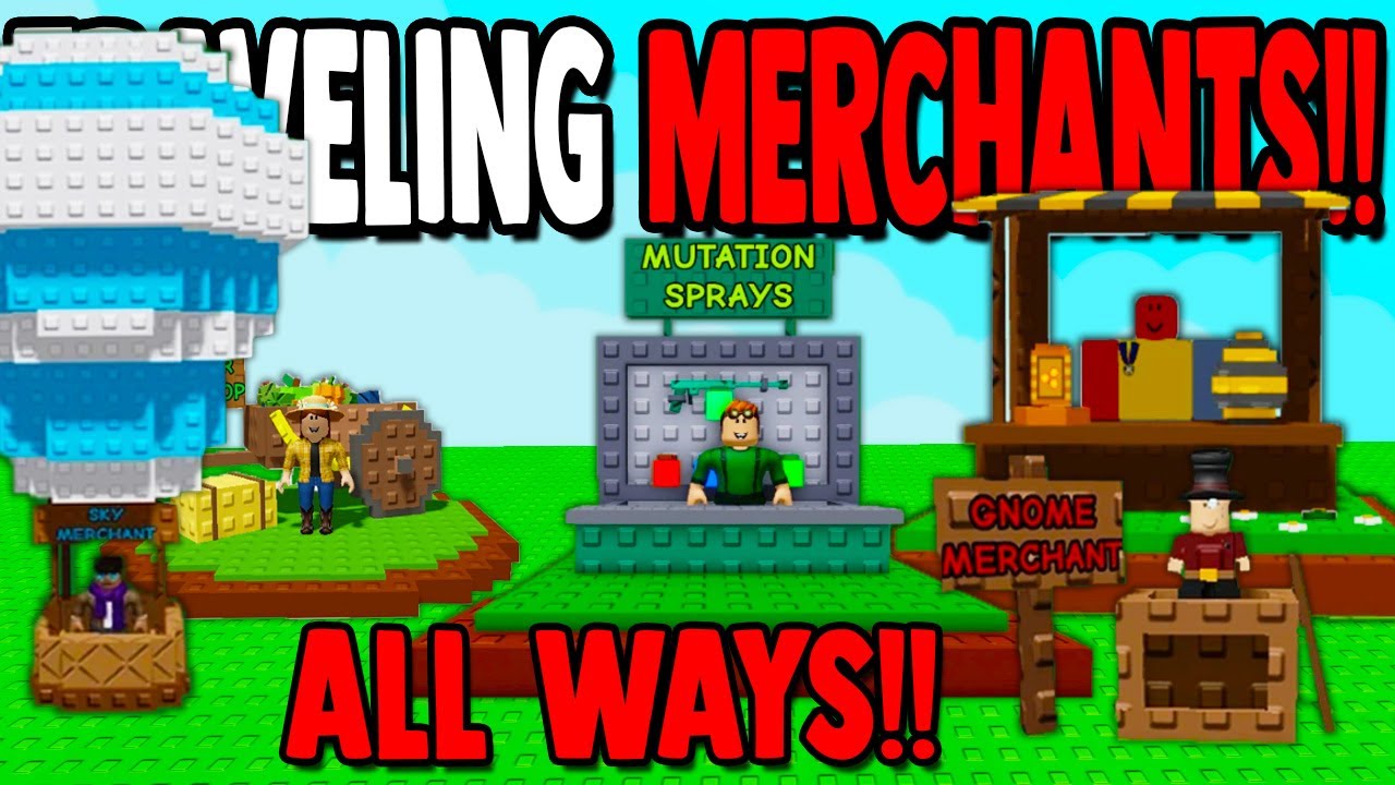 Как получить ВСЕХ ПУТЕШЕСТВУЮЩИХ ТОРГОВЦЕВ в Grow a Garden Roblox!!