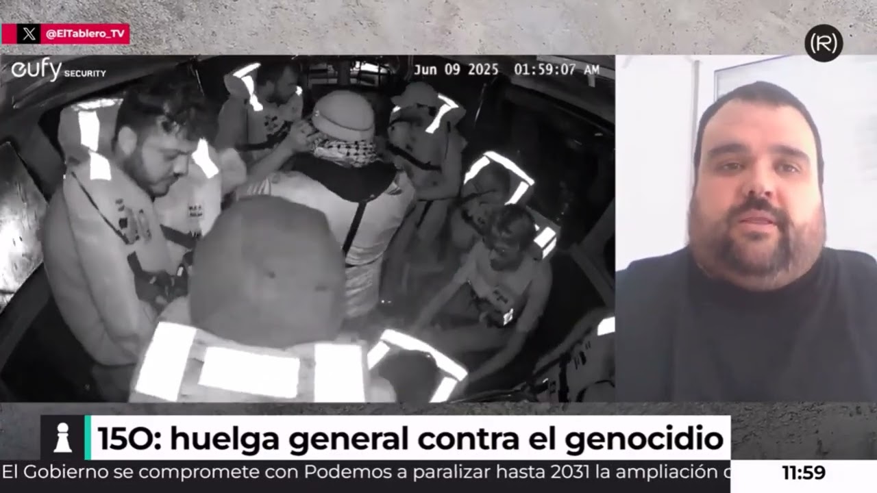 Intervención de Miguel Fadrique, secr gral. CGT, en Canal Red por Huelga General 15-O Palestina