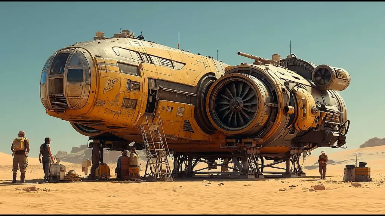 From Rejected Scrap to Galactic Terror—A Human Mechanic Reawakens the Forgotten Starship