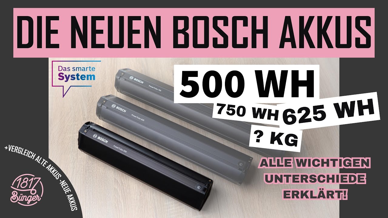 Neue Bosch Akkus im Smarten System - Welche Akkus gibt es? Alles wichtige erklärt!