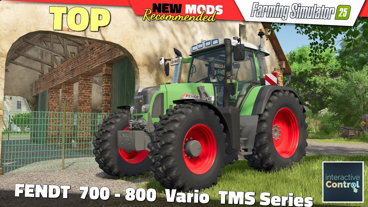 FS25 | FENDT 700 - 800 Vario TMS Series (Interactive Control) - Farming Simulator 25 Mods Review QHD