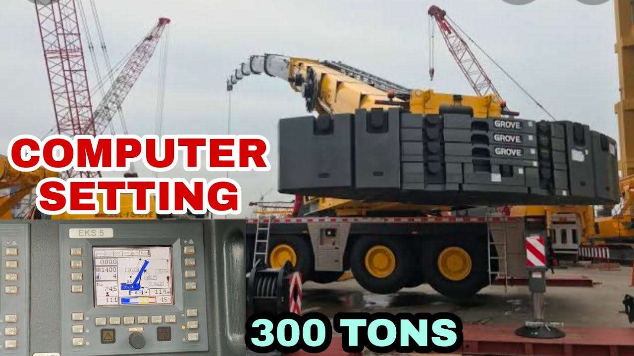 Computer Settings of EKS-5 GROVE GMK-6300L |300 Tons