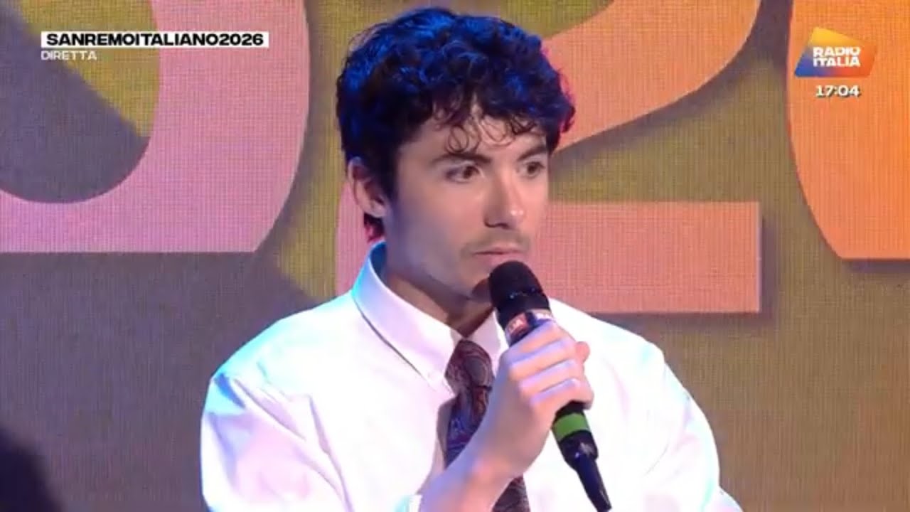Fulminacci - Intervista per Sanremo 2026 il 26-02-2026