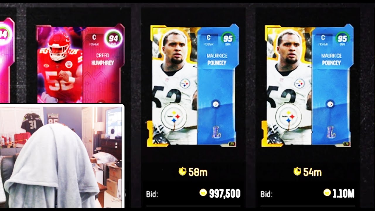 SO I OPENED PACKS FOR THE LTD POUNCEY BUT DID IT BLIND FOLDED...............!!| MADDEN 24