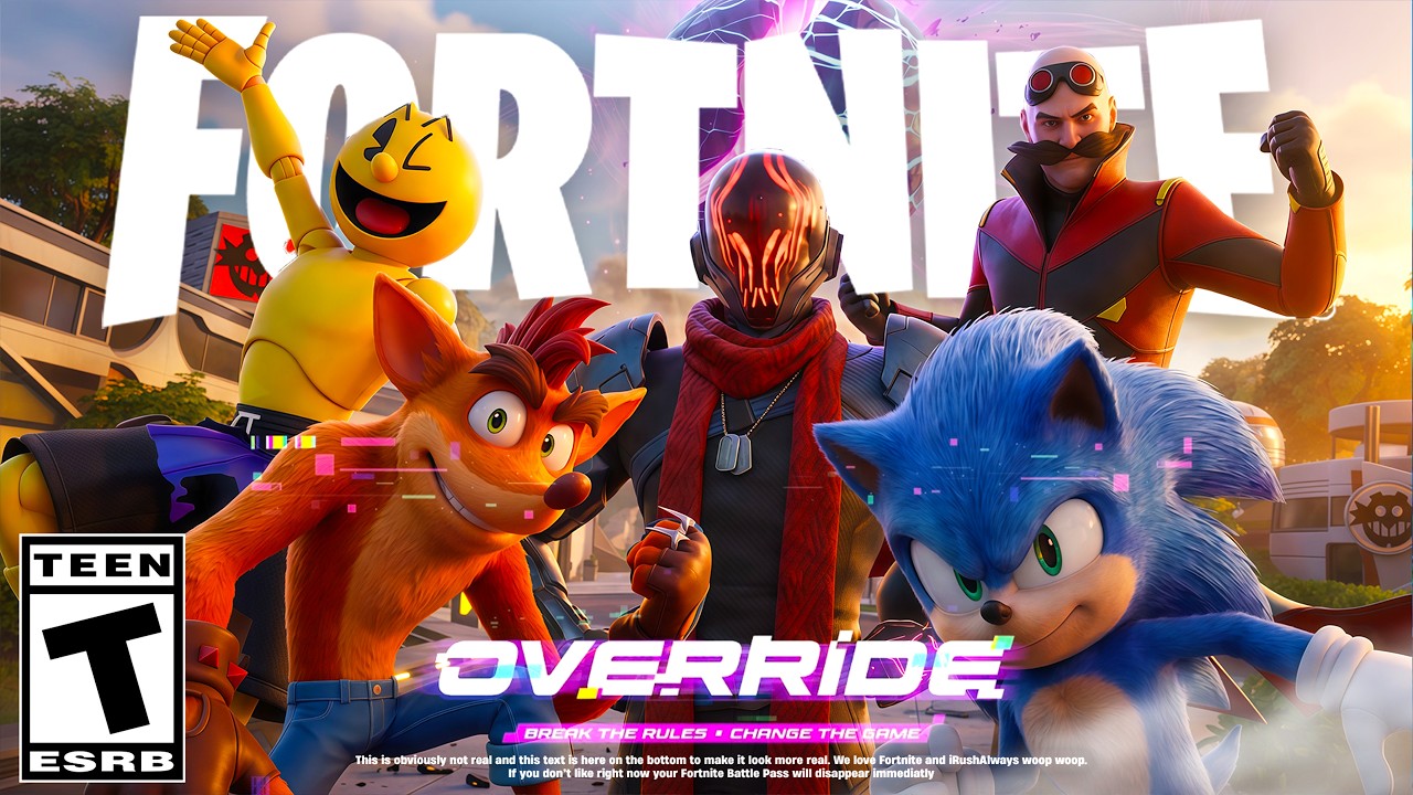 Трейлер Fortnite Глава 7 Сезон 4: OVERRIDE