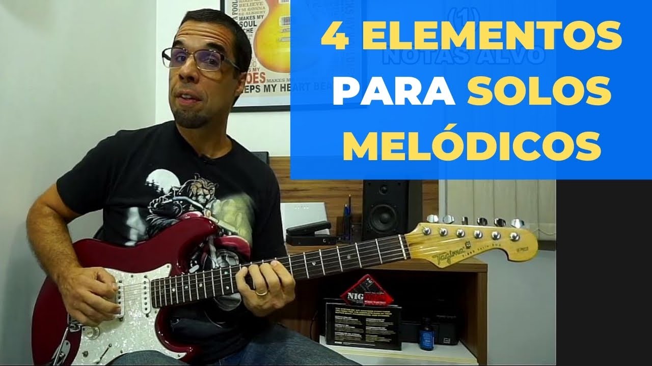 4 ELEMENTOS ESSENCIAIS para IMPROVISOS MELÓDICOS no ROCK #GuitarraSoloClube #auladeguitarra
