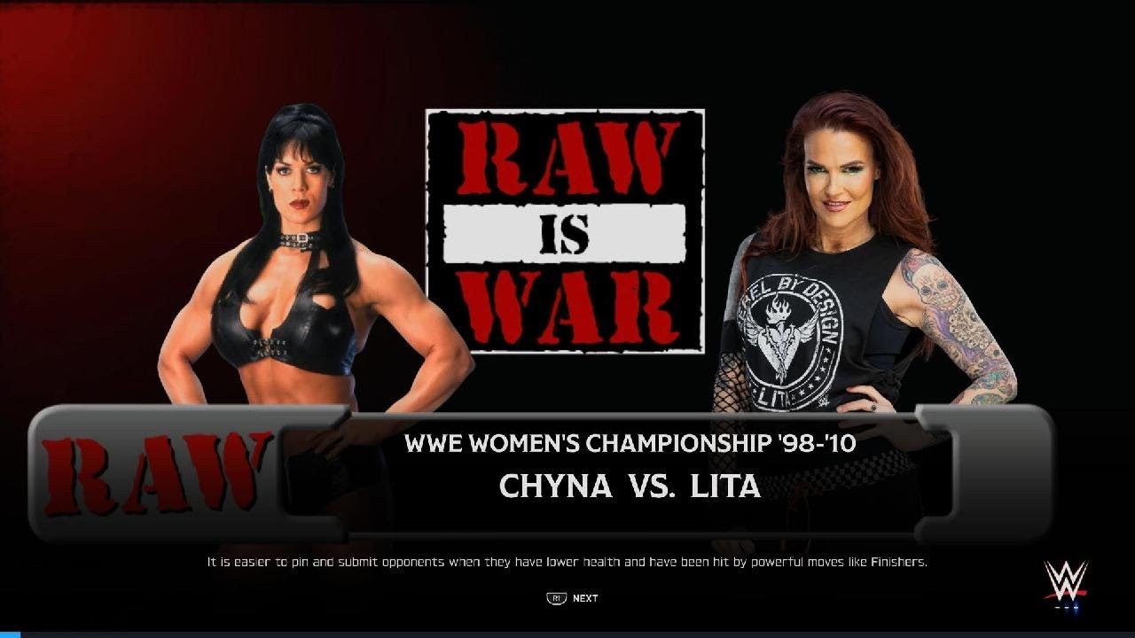 WWE 2K25 WWE WOMEN'S CHAMPIONSHIP CHYNA 🆚 LITA