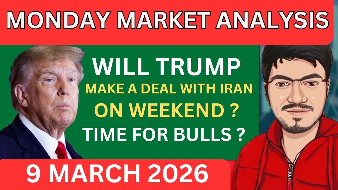 Nifty & Bank nifty prediction for tomorrow for monday | Will Trump Make a DEAL with IRAN