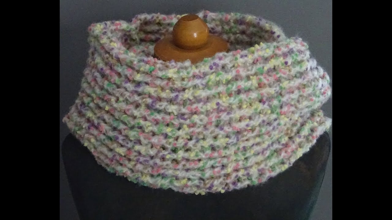CROCHET INFINITY SCARF NR.3 * EASY AND PRETTY *
