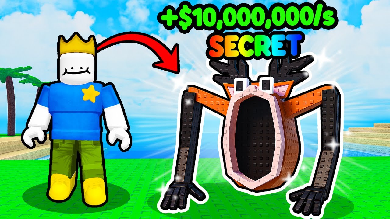 stealing the RAREST SECRETS in Roblox steal a fish...