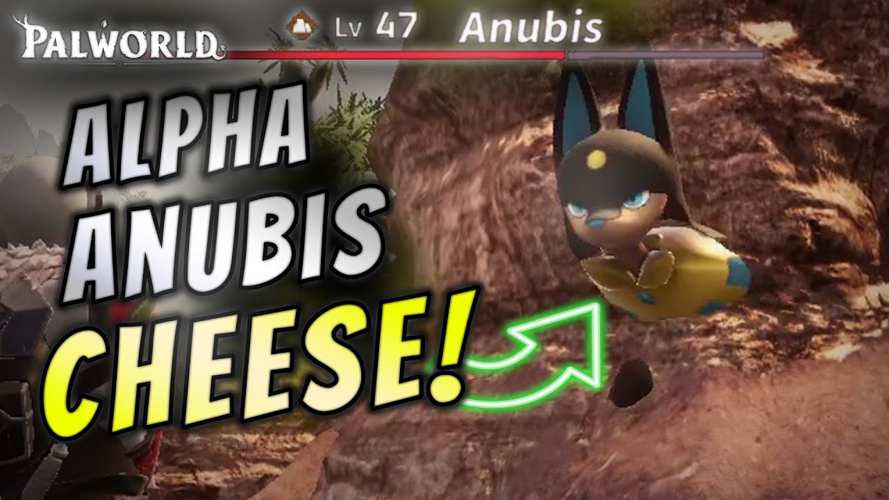 Palworld Anubis Boss EASY CHEESE = INSANE XP!