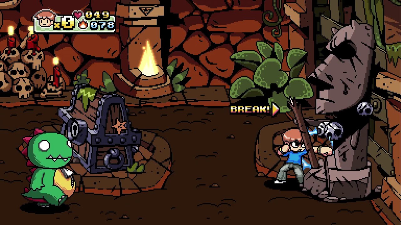 Found scott pilgrim game lol
