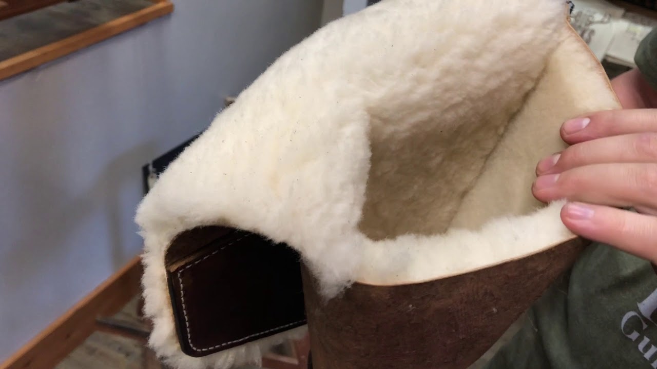 Leather rifle case