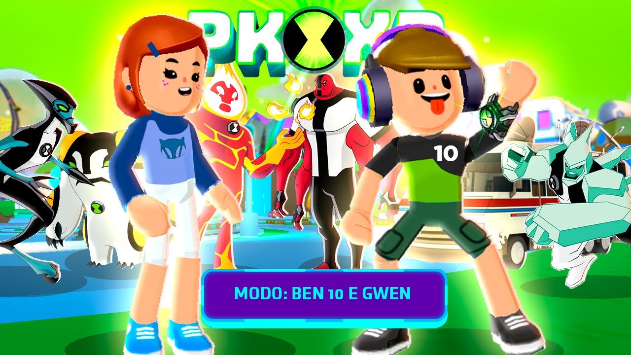 COMO JOGAR PK XD NO MODO BEN 10 E GWEN COM SUPER PODERES