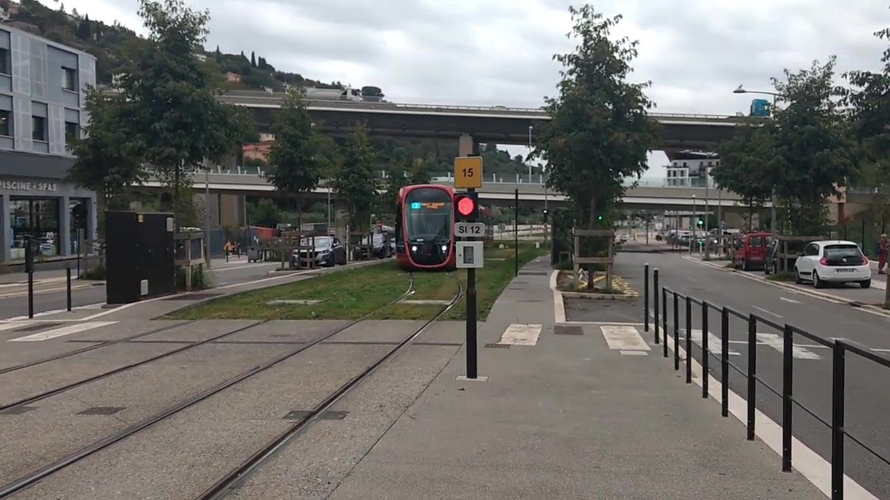 Nice Tramway T3 - Saint Isidore - Recorded in October 2023