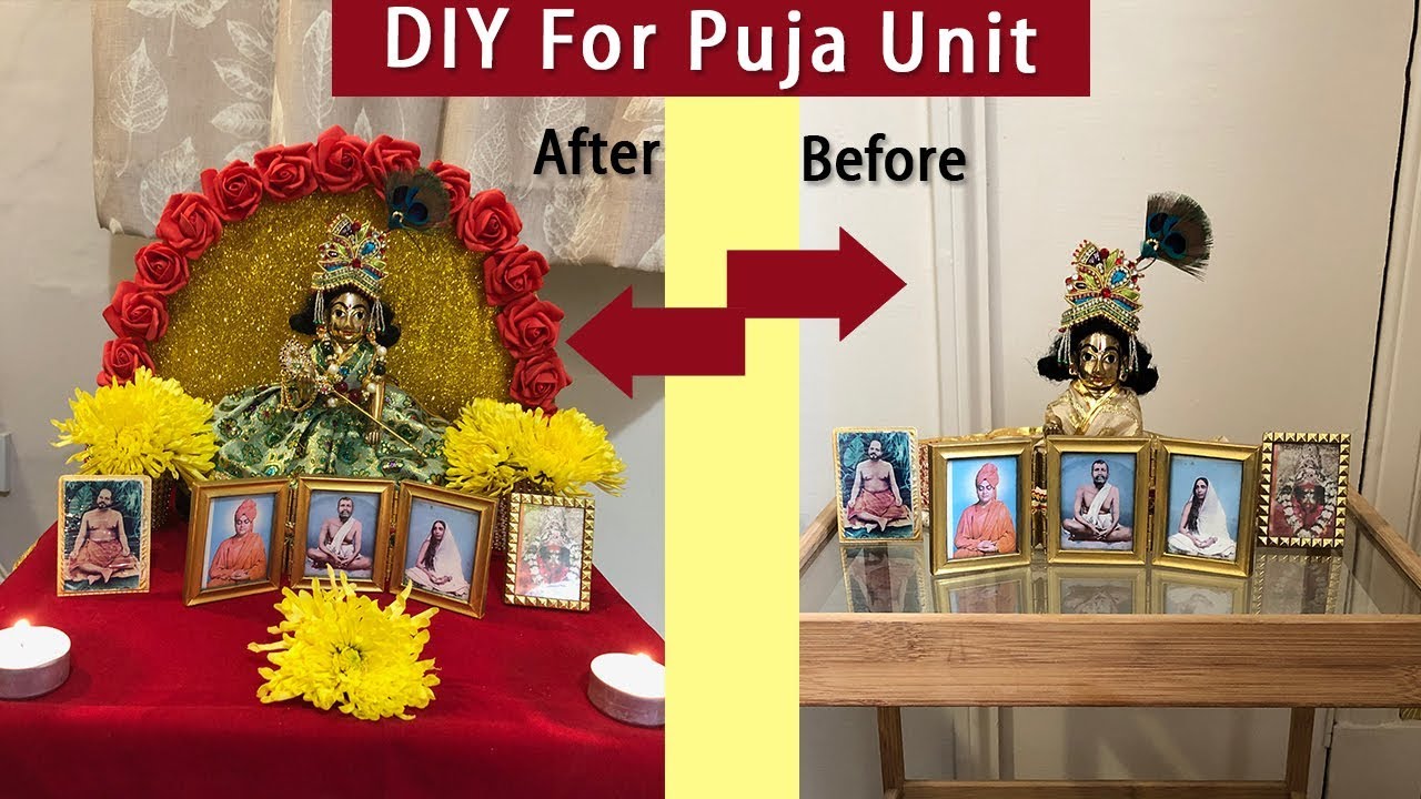 DIY Puja Space Setup and Organisation | Puja Unit Makeover