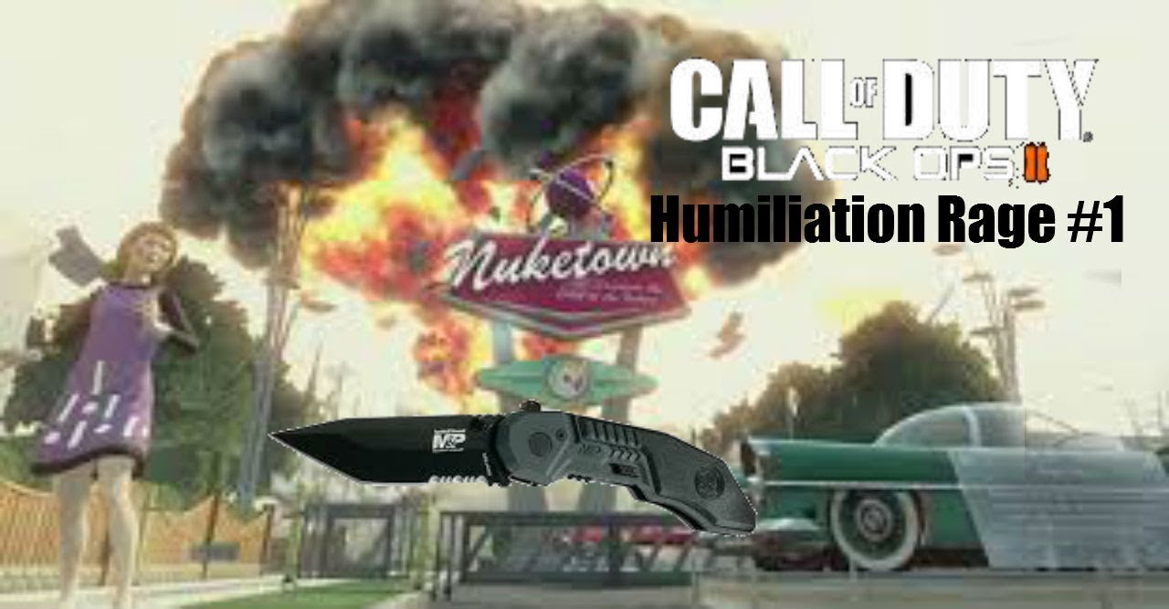 Black Op 2 Humiliation Rage #1 (Gun Game Knife Only Trolling)