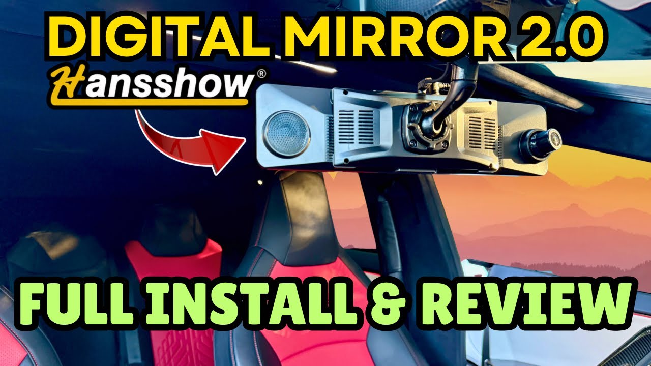 Digital Review Mirror v2.0 by Hansshow - [Cybertruck Accessory Review]