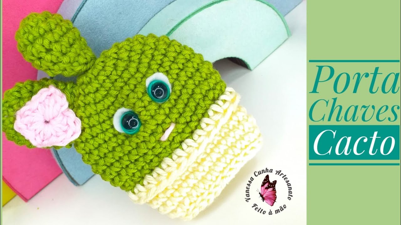 Porta chaves (amigurumi)#crochet