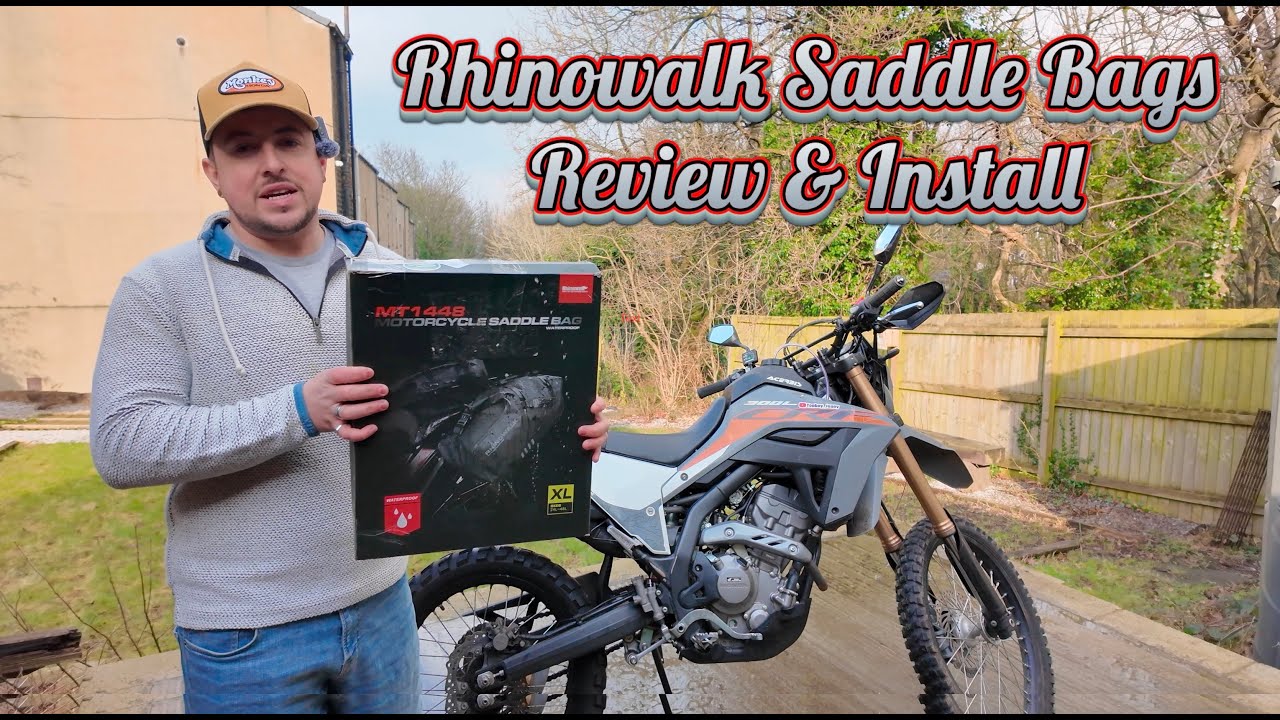 Обзор и установка подседельных сумок Rhinowalk 48L на CRF300L! Стоят ли они того?
