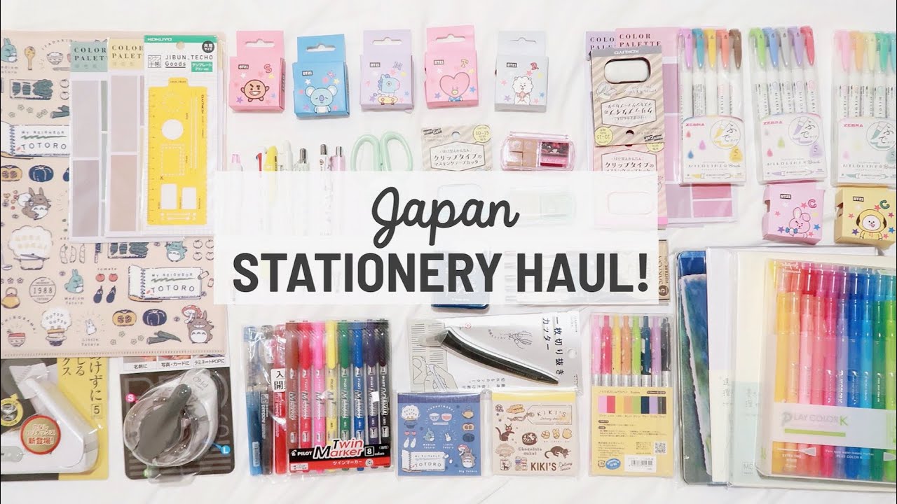 🇯🇵 Huge Stationery Haul from Japan 2023