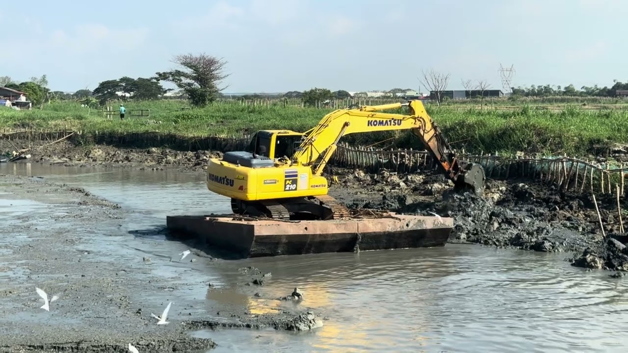 Ganito mag Plansta/Pantay ng kanal sa fishpond