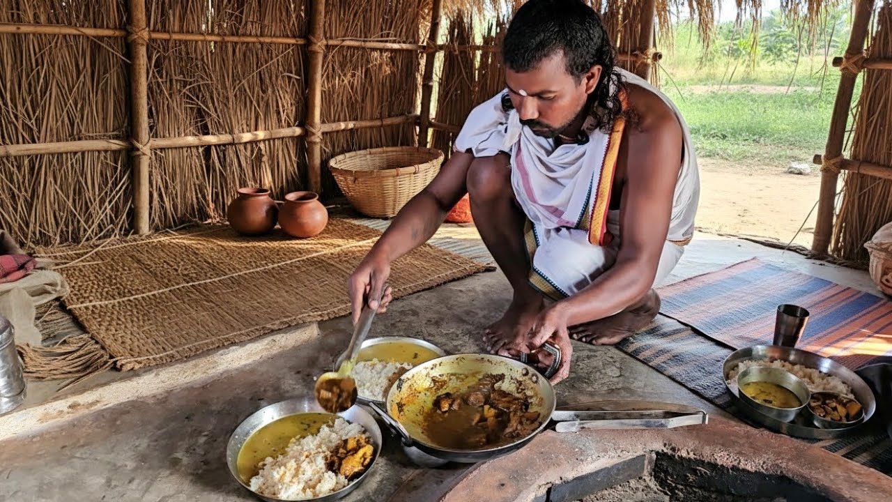 Chitrakoot फक्कड़ बाबा कुटिया में महाप्रसाद और बैकुंठी की सात्विक प्रसादी