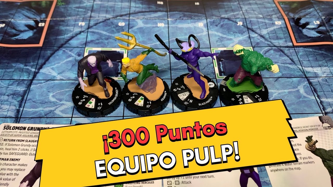 Equipo Pulp a 300 puntos! - Aprende a jugar Heroclix