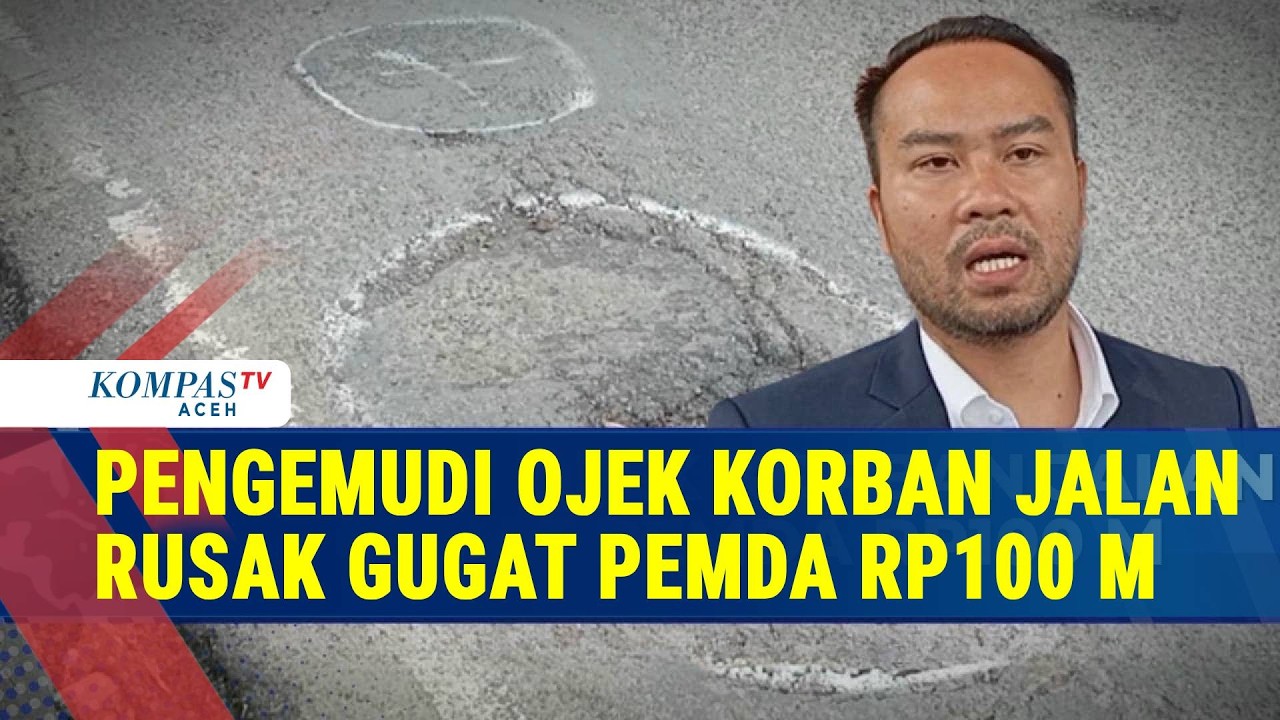 Pengemudi Ojek Gugat Pemda Rp100 M Usai Kecelakaan di Jalan Rusak