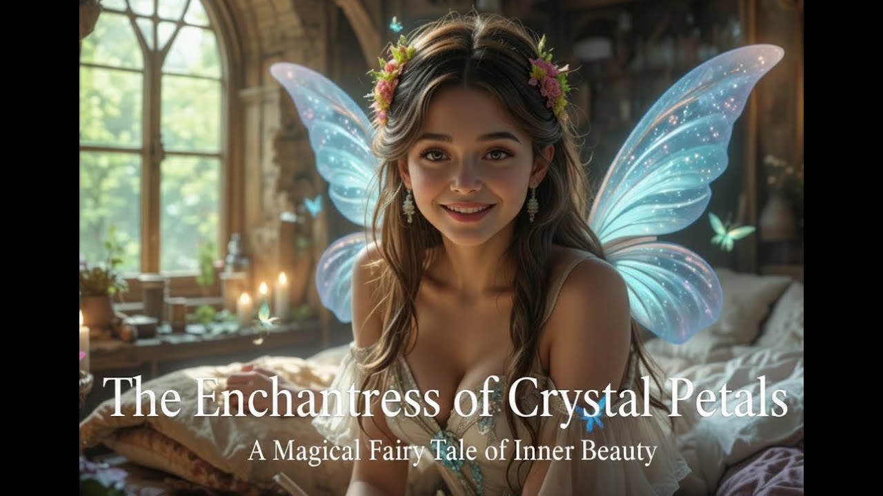 The Enchantress of Crystal Petals | A Magical Fairy Tale of Inner Beauty