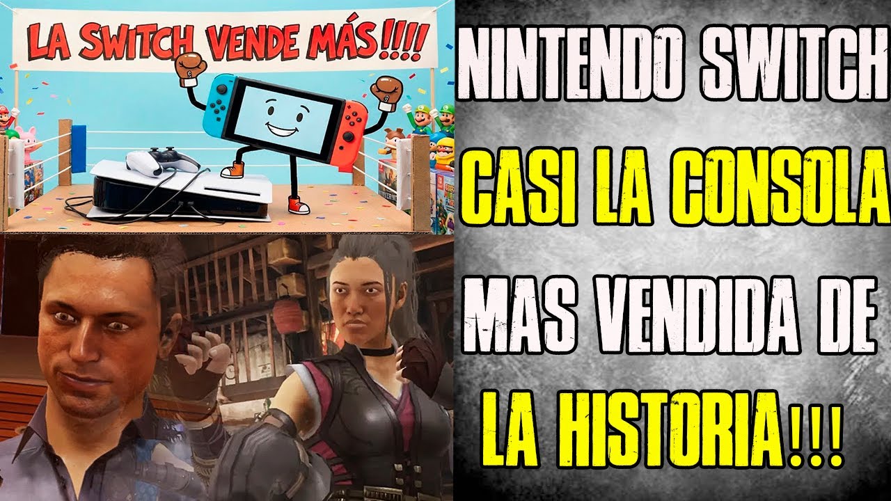 NINTENDO SWITCH A PUNTO DE SER LA CONSOLA MAS VENDIDA!!!😮 La ridícula obsesión por ventas otra vez 🤣
