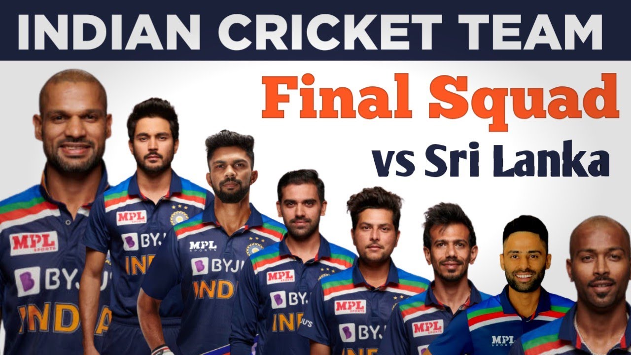 Indian Cricket Team Full Squad vs Sri Lanka | India Final Squad | Indian Team Players List