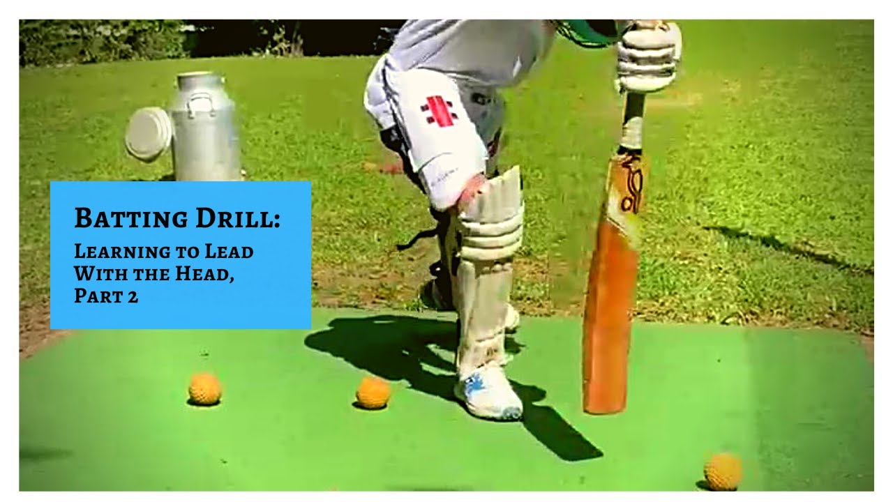 Batting Drill: Teaching to Lead with the Head, PART 2