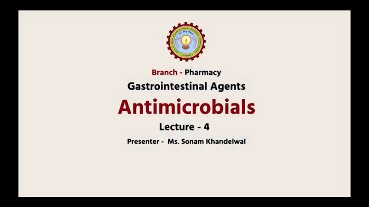 Pharmaceutical Inorganic Chemistry   | Antimicrobial | AKTU Digital Education