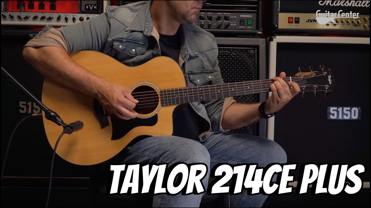 Taylor 214ce Plus - gitara akustyczna dla wymagających | TV Guitar Center