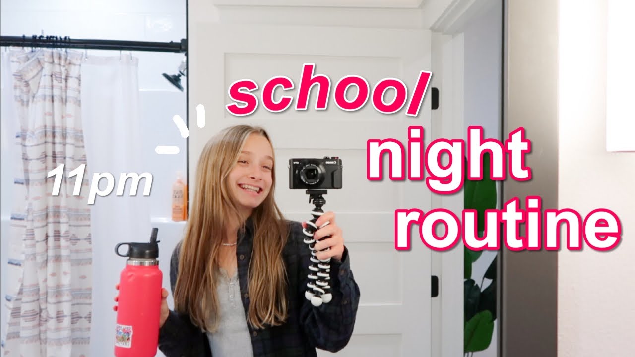 my 11pm PRODUCTIVE school night routine