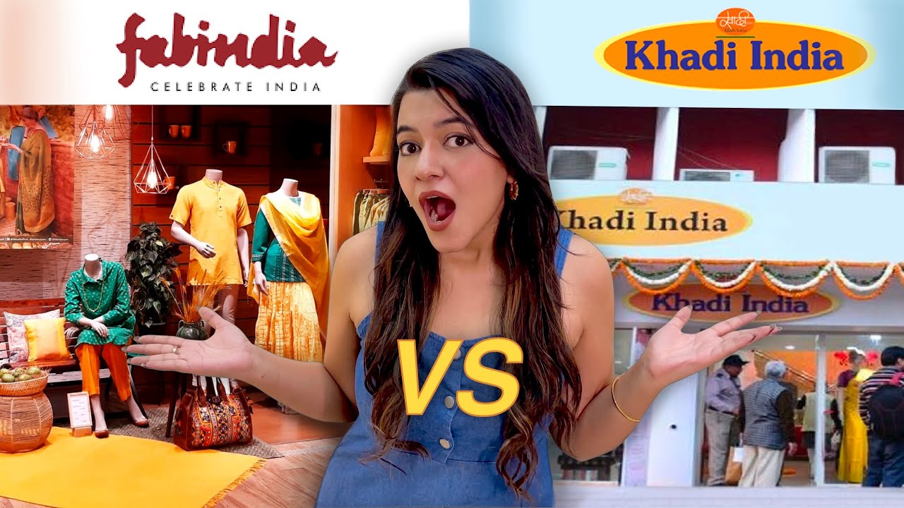 ₹3000/- in FabIndia vs ₹3000/- in Khadi India 😱 | Shopping challenge + Haul 🛍️ | Shivangi Sah Uncut