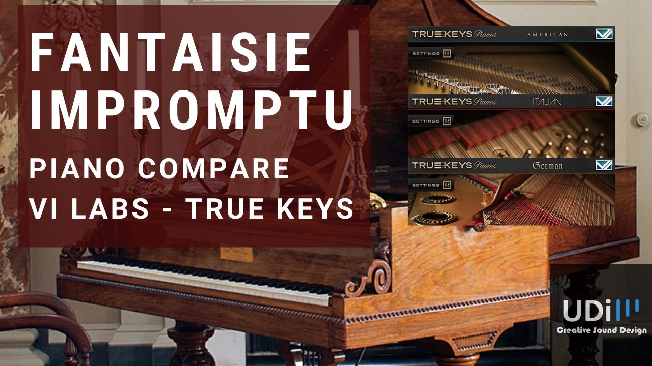 VI LABS - True Keys Demo - Fantaisie Impromptu by Chopin (Performed by Amit Weiner)
