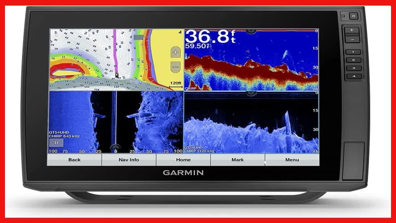 Garmin ECHOMAP Ultra 12”: усовершенствованный эхолот и навигационная система.