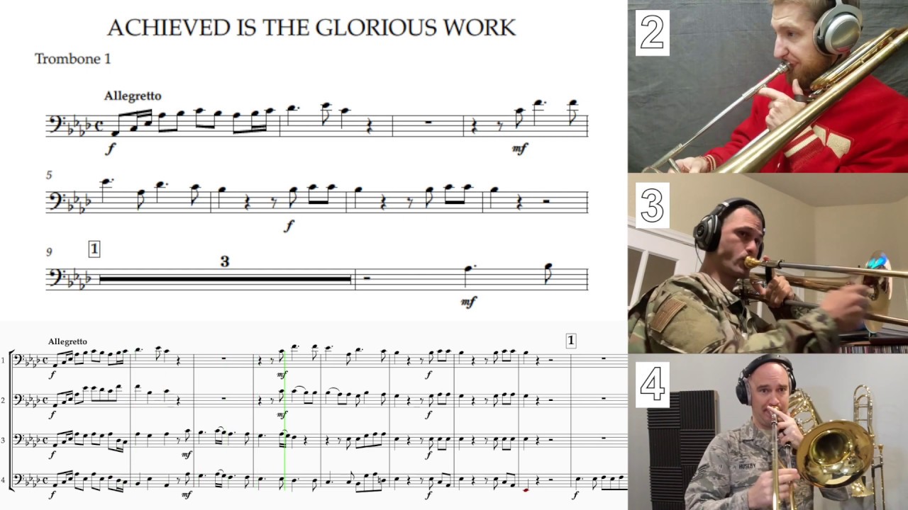 Achieved is the Glorious Work (Minus 1st)