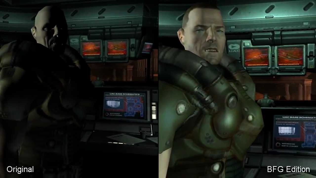 Doom 3 Original vs. BFG Edition Comparison HD