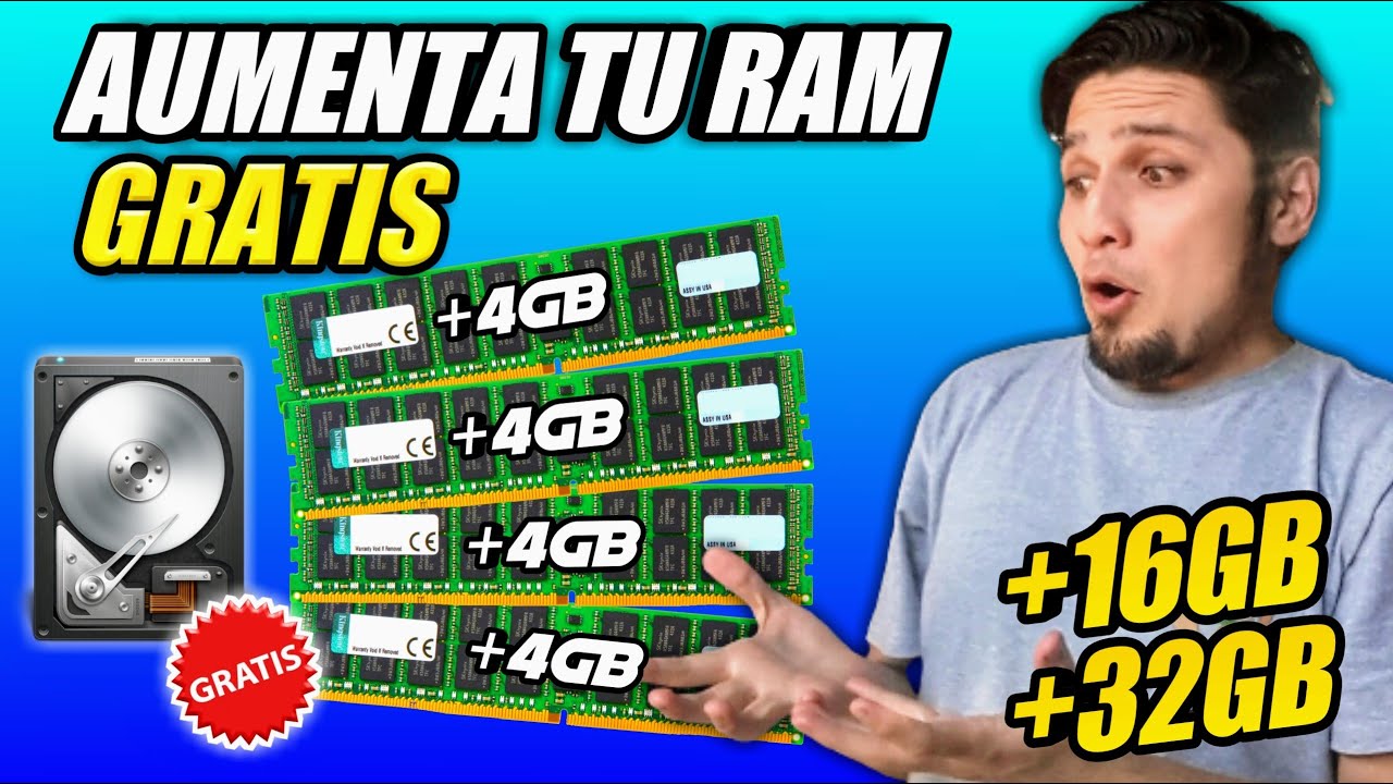 AUMENTA TU MEMORIA RAM UN 500% SIN DINERO!! ✅COMO AUMENTAR MEMORIA VIRTUAL || WINDOWS 10, 7, 8